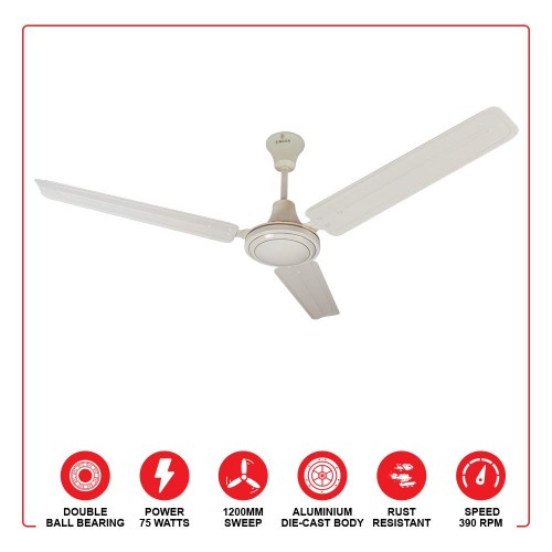 Buy Singer Aerostar 390 Rpm High Speed Ceiling Fan Ivory