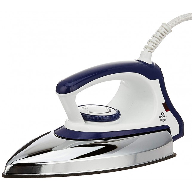 Buy Bajaj Majesty DX 11 1000-Watt Dry Iron (Blue/White) Online at low price  in India 