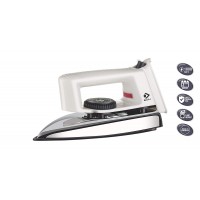 Bajaj Popular 1000-Watt Light Weight Dry Iron (White)