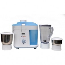 Bajaj JX 10 450-Watt Juicer Mixer Grinder (White/Blue)