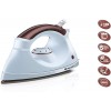 Bajaj Majesty Esteela 1000-Watt Dry Iron (White/Maroon)