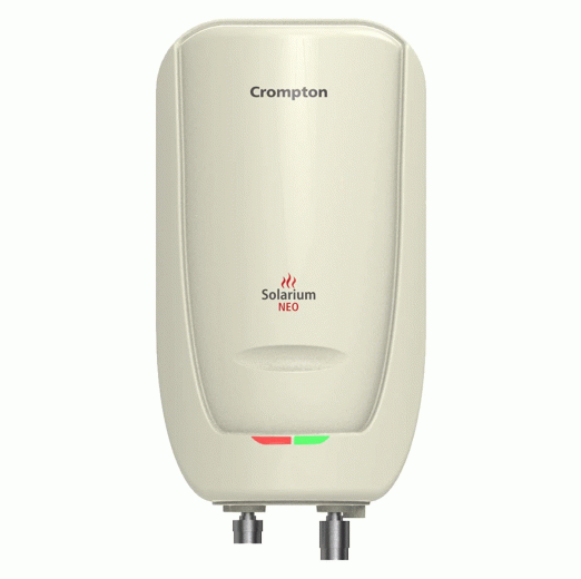 Crompton Solarium Neo 3-Litre, 3KW Instant Water Heater/Geyser with Rust Free ABS Body (Ivory)