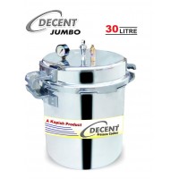 Decent Big Boy 30 litres Aluminium Pressure Cooker Outer Lid ISI Marked