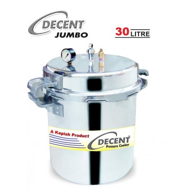 Decent Big Boy 30 litres Aluminium Pressure Cooker Outer Lid ISI Marked