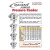 Decent Big Boy 60 litres Aluminium Pressure Cooker Outer Lid ISI Marked