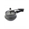 Decent Nakshatra Plus Hard Anodised Inner Lid Aluminium Pressure Cooker Handi, 5.5 litres, Black