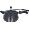 Decent Nakshatra Plus Hard Anodised Inner Lid Aluminium Pressure Cooker Handi, 3.5 litres, Black