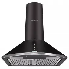 Faber Hood Class Plus PB BK LTW 60 cm 1000 m³/HR Pyramid Kitchen Chimney (2 Baffle Filters, Black)