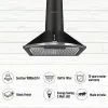 Faber Hood Class Plus PB BK LTW 60 cm 1000 m³/HR Pyramid Kitchen Chimney (2 Baffle Filters, Black)