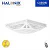 Halonix Cuboid 400 MM Ceiling Fan with Built-in LED Light and Remote (White)