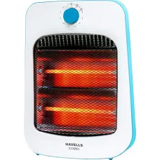 Havells Cozio Quartz 2 Rod Room Heater - 800 Watt (White, Blue)