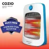 Havells Cozio Quartz 2 Rod Room Heater - 800 Watt (White, Blue)