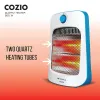 Havells Cozio Quartz 2 Rod Room Heater - 800 Watt (White, Blue)