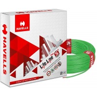 Havells Lifeline Cable WHFFDNGA11X0 1 sq mm Wire (Green)