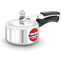 Hawkins Classic Aluminium Pressure Cooker, 1.5 Litres, Silver (CL15)