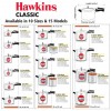 Hawkins Classic Pressure Cooker (Tall), 3 Litre, Silver (CL3T)