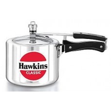 Hawkins Classic Pressure Cooker (Wide), 3 Litre, Silver (CL3W)