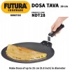 Hawkins Futura Nonstick Dosa Tava, Diameter 28 cm, Thickness 4.88 mm, Black (NDT28) 