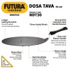 Hawkins Futura Nonstick Dosa Tava, Diameter 30 cm, Thickness 4.88 mm, Black (NDT30) 