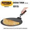 Hawkins Futura Nonstick Dosa Tava, Diameter 30 cm, Thickness 4.88 mm, Black (NDT30) 