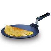 Hawkins Futura Nonstick Dosa Tava, Diameter 28 cm, Thickness 4.88 mm, Black (NDT28) 