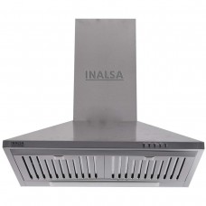 Inalsa Smash 60SSBF 1150m3/hr Kitchen Chimney with Stainless Steel Baffle Filters, Push Button Control, (Silver)