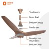 Orient Electric Aeroquiet 1200mm Premium Ceiling Fan (Caramel Brown)