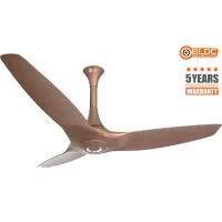 Orient Electric Aeroquiet BLDC 1200mm Energy Efficient Premium Ceiling Fan with 5 Years Warranty and Remote (Caramel Brown)