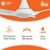 Orient Electric Aeroquiet BLDC 1200mm Energy Efficient Premium Ceiling Fan with 5 Years Warranty and Remote (White)