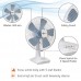 Orient Electric Wind Pro Desk-60 400 MM Table Fan (White/Blue Tint)