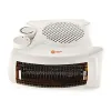 Orient Electric Areva 2000/1000 Watts Fan Room Heater with Adjustable Thermostat (White) (FH20WP)