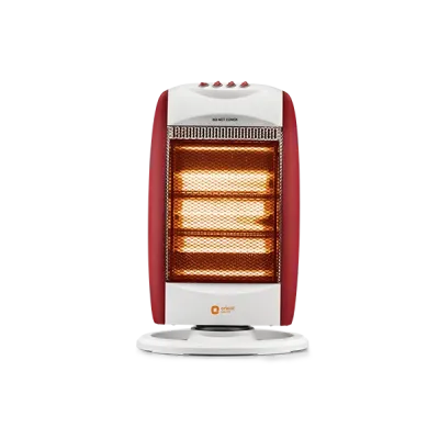 Orient Electric Durahot 3 Rod Quartz Heater of Efficient Heating with 3 Heating Modes 400W, 800W & 1200W, Pearl White (HH1200MAR)