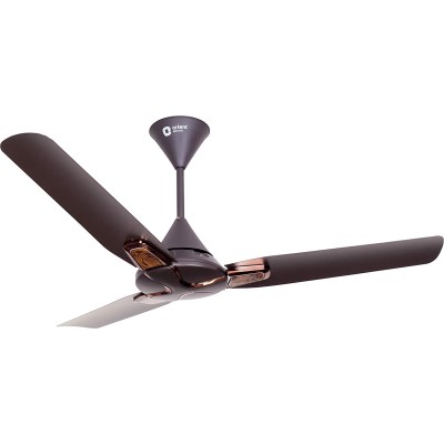 Orient Electric Jazz Trendz 1200mm Ceiling Fan (Metallic Bronze Copper/Wooden Finish)