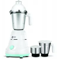 Orient Electric Kitchen Kraft MGKK75B3 750-Watt Mixer Grinder with 3 Jars (White/Turquoise Blue)