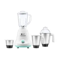 Orient Electric Kitchen Kraft MGKK75B4 750-Watt Mixer Grinder with 4 Jars (White/Turquoise Blue)