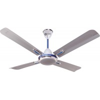 Orient Electric Quadro Ornamental 1200mm Ceiling Fan (Silver/Blue)