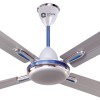 Orient Electric Quadro Ornamental 1200mm Ceiling Fan (Silver/Blue)