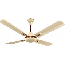 Orient Electric Quadro Ornamental 1200mm Ceiling Fan (Metallic Ivory/Cherry)