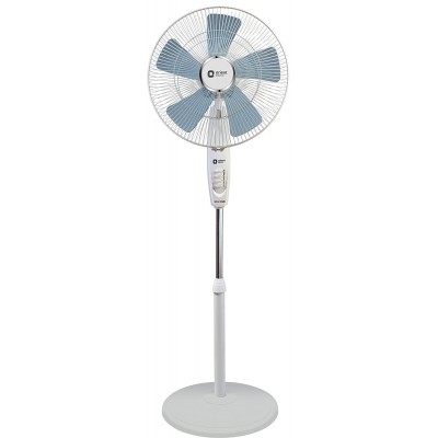 Orient Electric Wind Pro Stand-70 400 MM High Speed Pedestal Fan (White/Blue Tint)