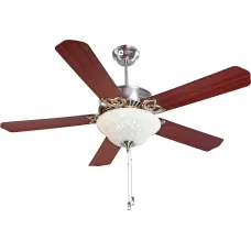 Orient Electric Subaris Solo 1300mm Underlight Fan (Brushed Nickel, Walnut Blade)