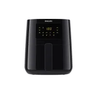 Philips HD9252/70 with Touch Panel, uses up to 90% less fat, 7 Pre-set Menu, 1400W, 4.1 Ltr, with Rapid Air Technology Digital Air Fryer (Black)