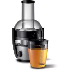 Philips HR 1863/20 Viva Collection 2-Litre Juicer (Black/Silver)