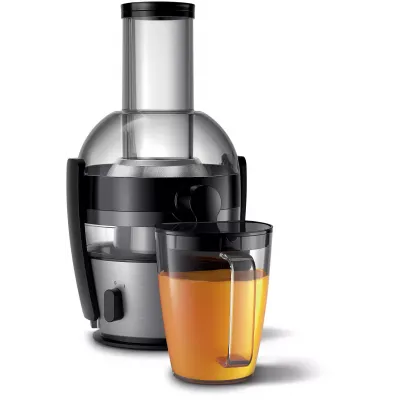 Philips HR 1863/20 Viva Collection 2-Litre Juicer (Black/Silver)