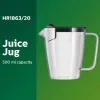 Philips HR 1863/20 Viva Collection 2-Litre Juicer (Black/Silver)