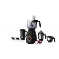 Philips HL7707/00 750W Mixer Grinder with 4 Jars (Black)