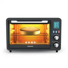 Philips HD6975/00 25-Litres Digital Oven Toaster Grill, with Opti Temp Technology, Convection Mode, 7-level browning function