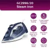 Philips PowerLife GC2996/20 2400W Steam Iron with up to 40 g/min steam Output, SteamGlide Soleplate, Drip-Stop, Vertical Steaming and Safety Shut-Off