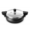 Pigeon By Stovekraft All-In-One Hard Anodized Super Cooker Set, 3 Ltrs, 4-Pieces, Black.