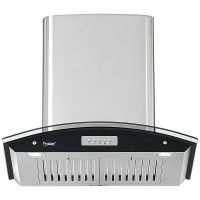 Prestige GKH 600 CS Plus 60cm 1000 m3/hr Kitchen Chimney (2 Baffle Filters, Steel/Grey)