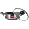 Prestige Clip On Hard Anodised Aluminium Pressure Cookware, 3 Litres, Charcoal Black